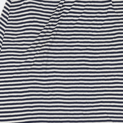 Joules Womens Blue Striped Viscose Maxi Skirt Size 16