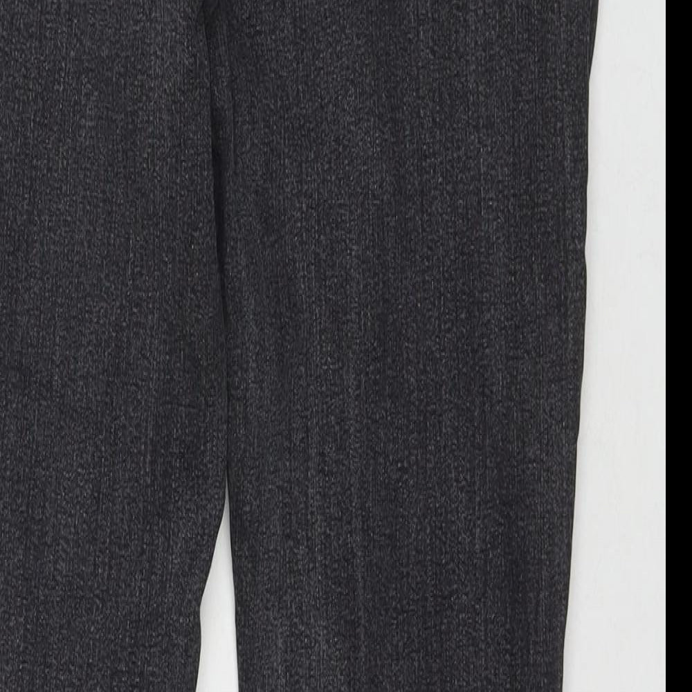 Marks and Spencer Womens Black Cotton Skinny Jeans Size 12 L29 in Regular Zip