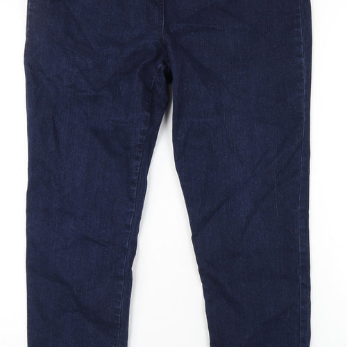 Bonmarché Womens Blue Cotton Jegging Jeans Size 16 L29 in Regular