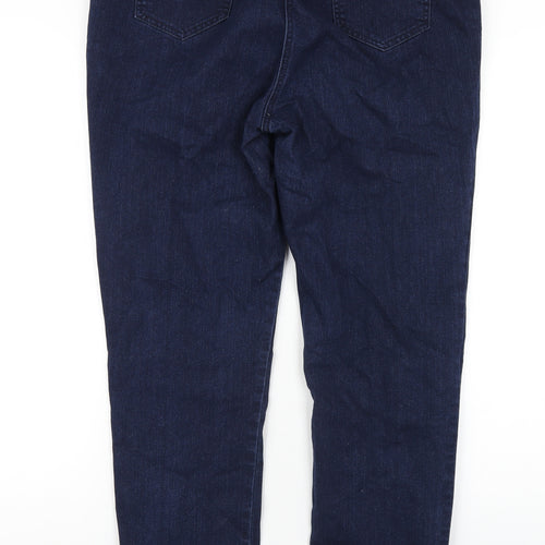 Bonmarché Womens Blue Cotton Jegging Jeans Size 16 L29 in Regular
