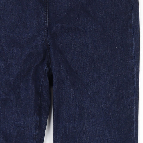 Bonmarché Womens Blue Cotton Jegging Jeans Size 16 L29 in Regular