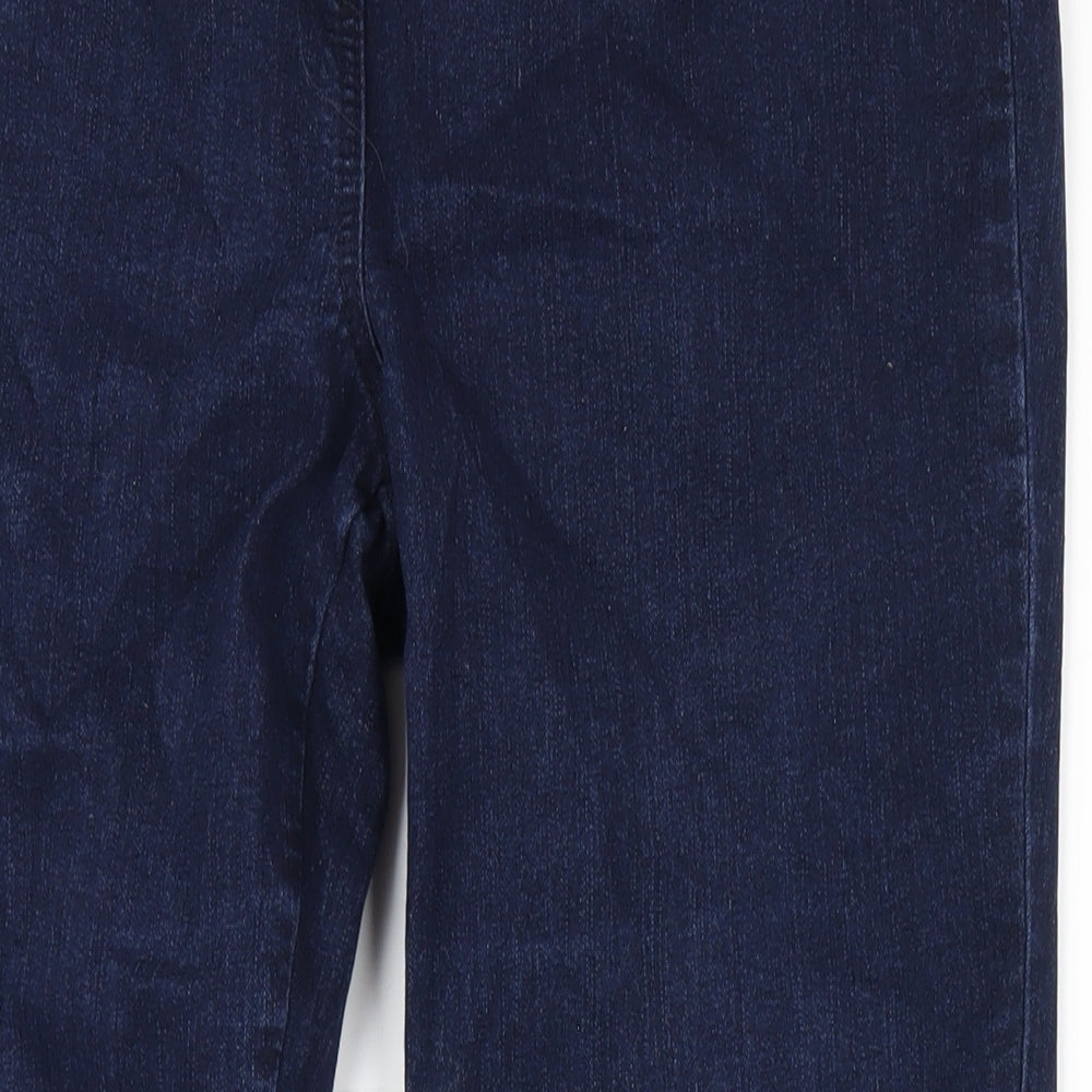 Bonmarché Womens Blue Cotton Jegging Jeans Size 16 L29 in Regular