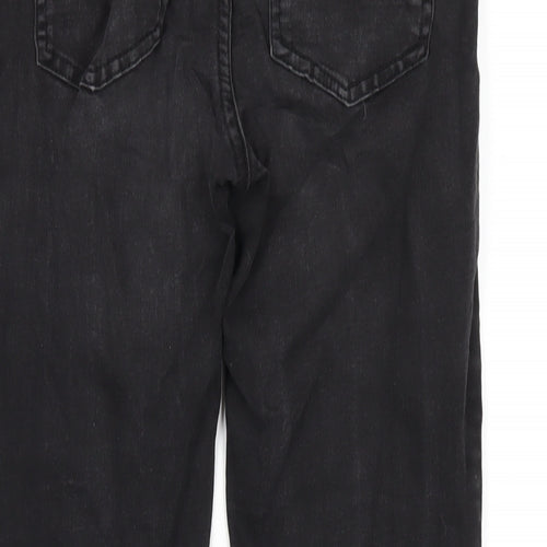New Look Womens Black Cotton Skinny Jeans Size 8 L27 in Regular Zip