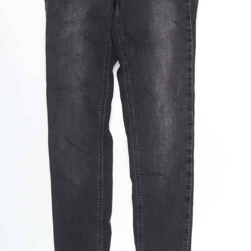 H&M Womens Black Cotton Skinny Jeans Size 29 in L32 in Regular Zip