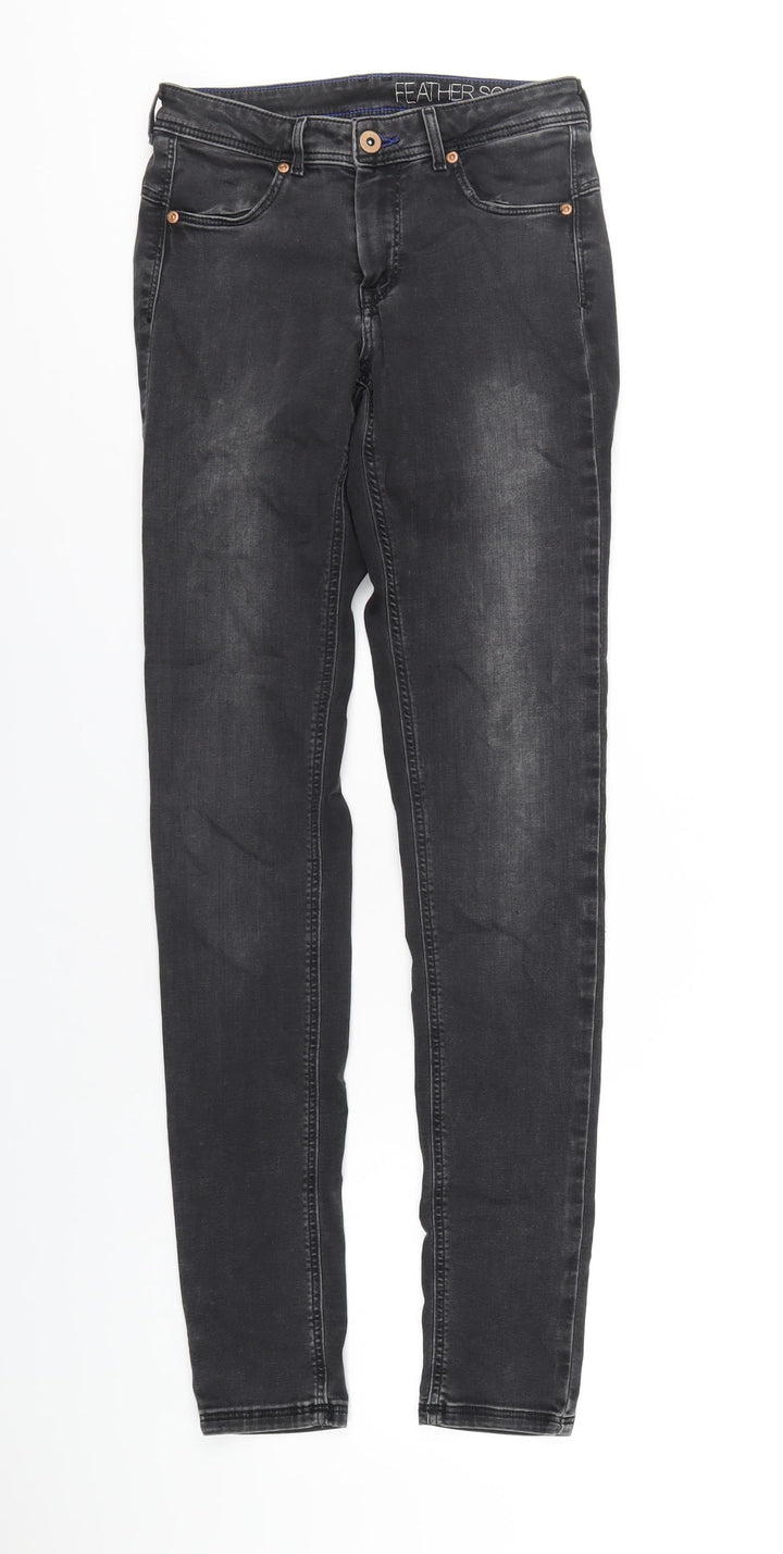 H&M Womens Black Cotton Skinny Jeans Size 29 in L32 in Regular Zip