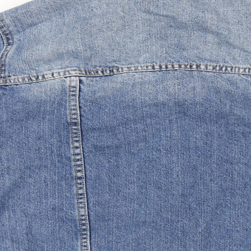Stradivarius Womens Blue Jacket Size S Button