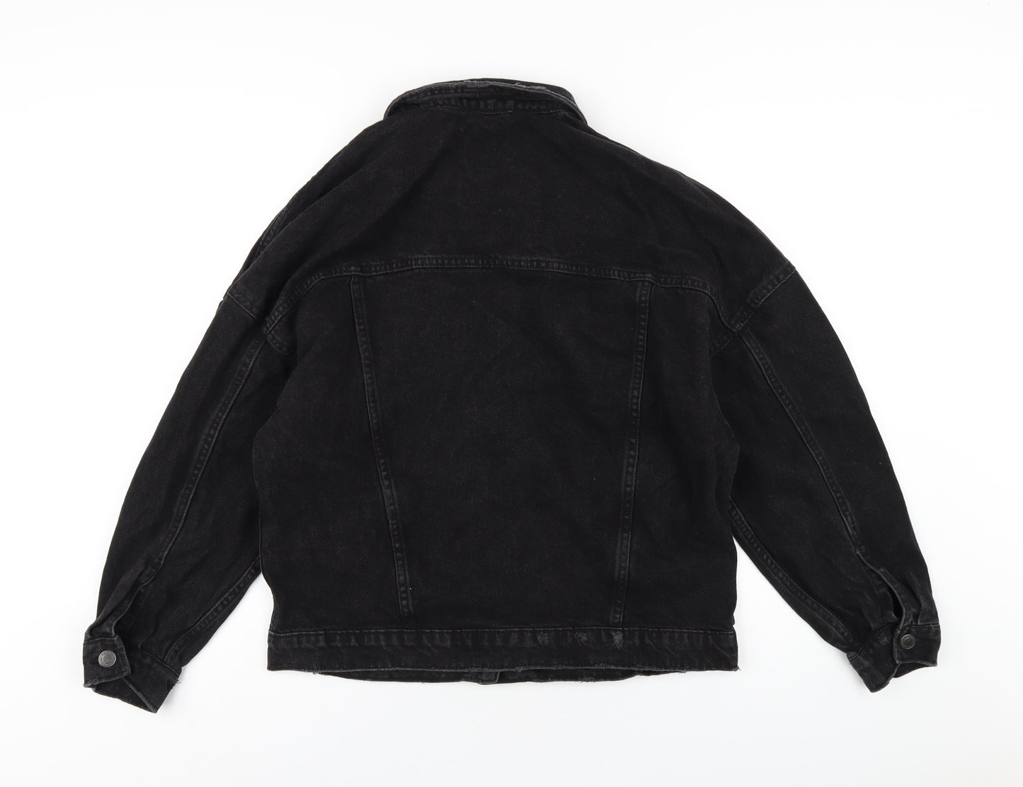 Bershka Womens Black Jacket Size S Button