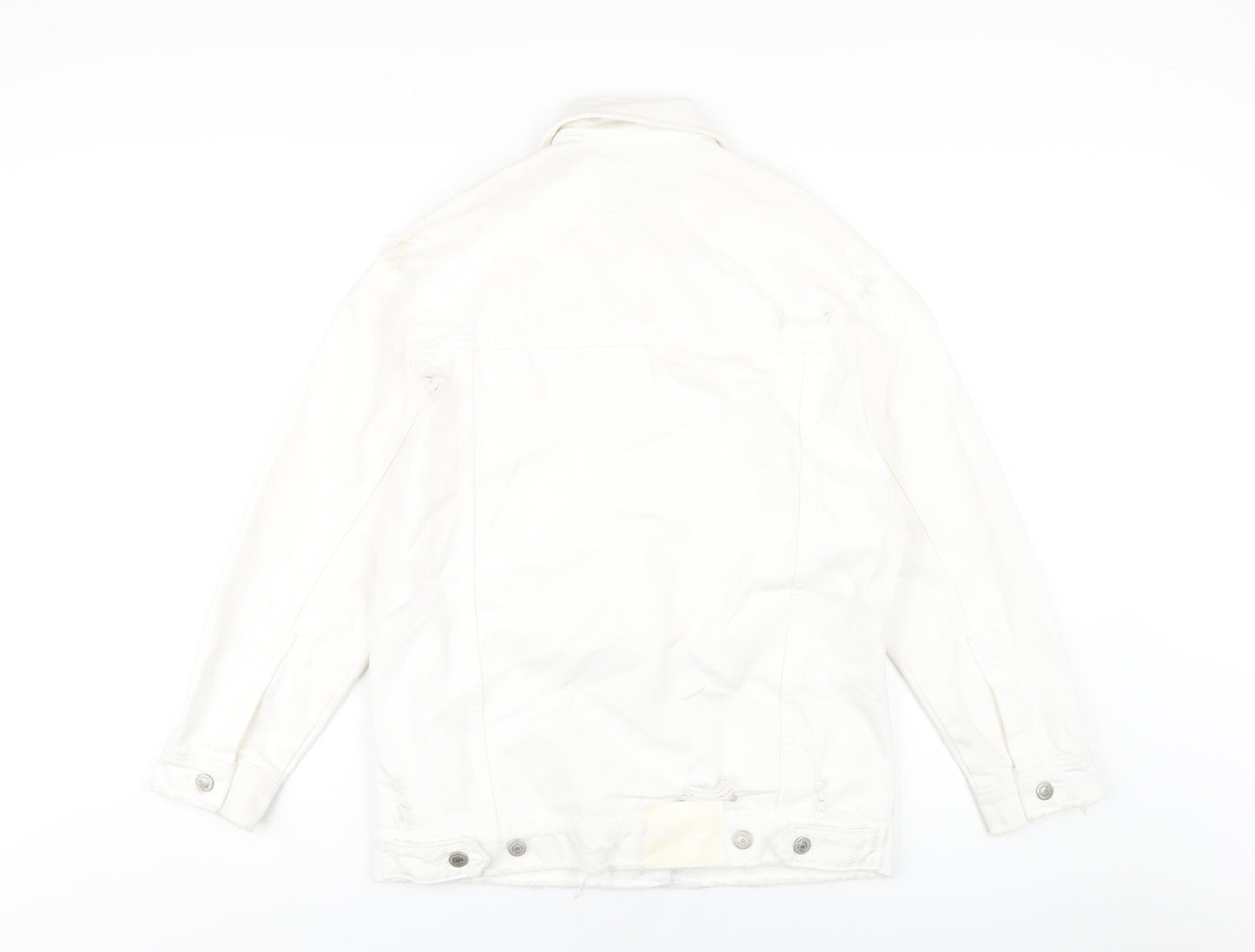 Zara Womens White Jacket Size XS Button