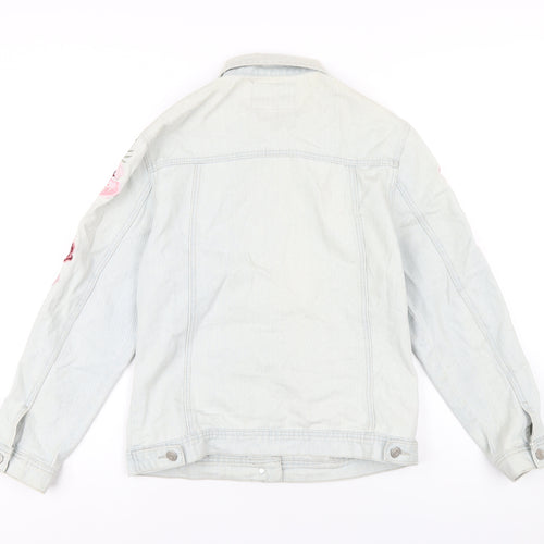 Colloseum Womens Blue Jacket Size L Button