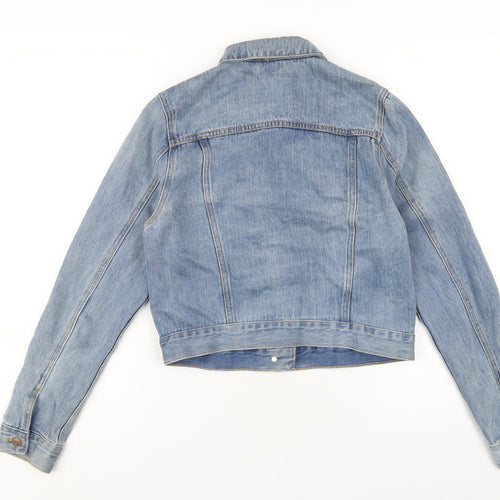 ASOS Womens Blue Jacket Size 10 Button