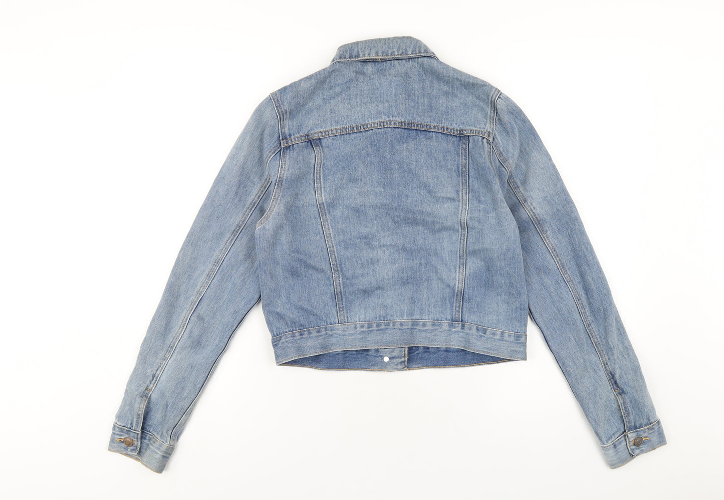 ASOS Womens Blue Jacket Size 10 Button