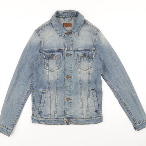 ASOS Mens Blue Jacket Size XS Button