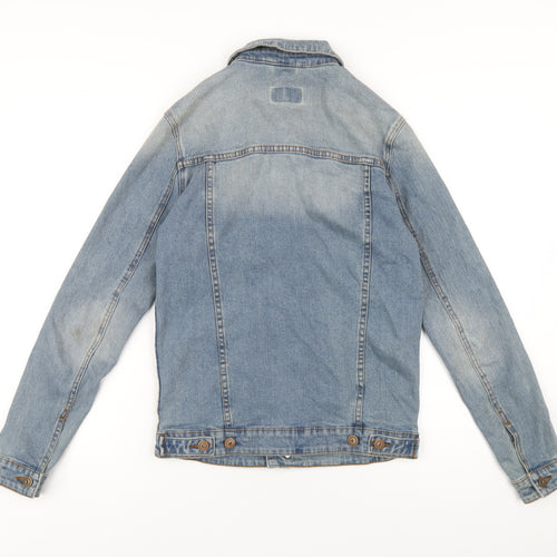 ASOS Mens Blue Jacket Size XS Button