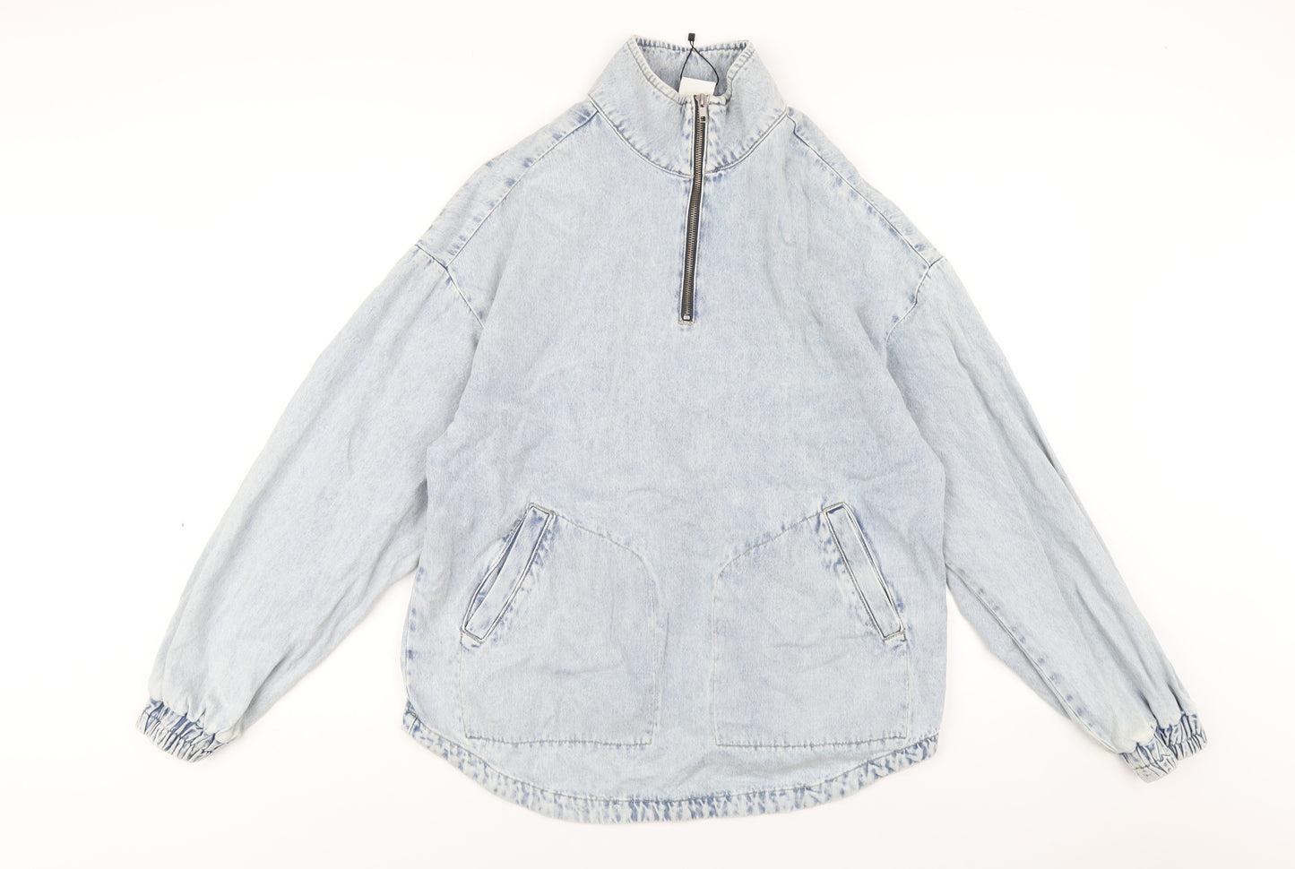 Zara Womens Blue Jacket Size S Zip