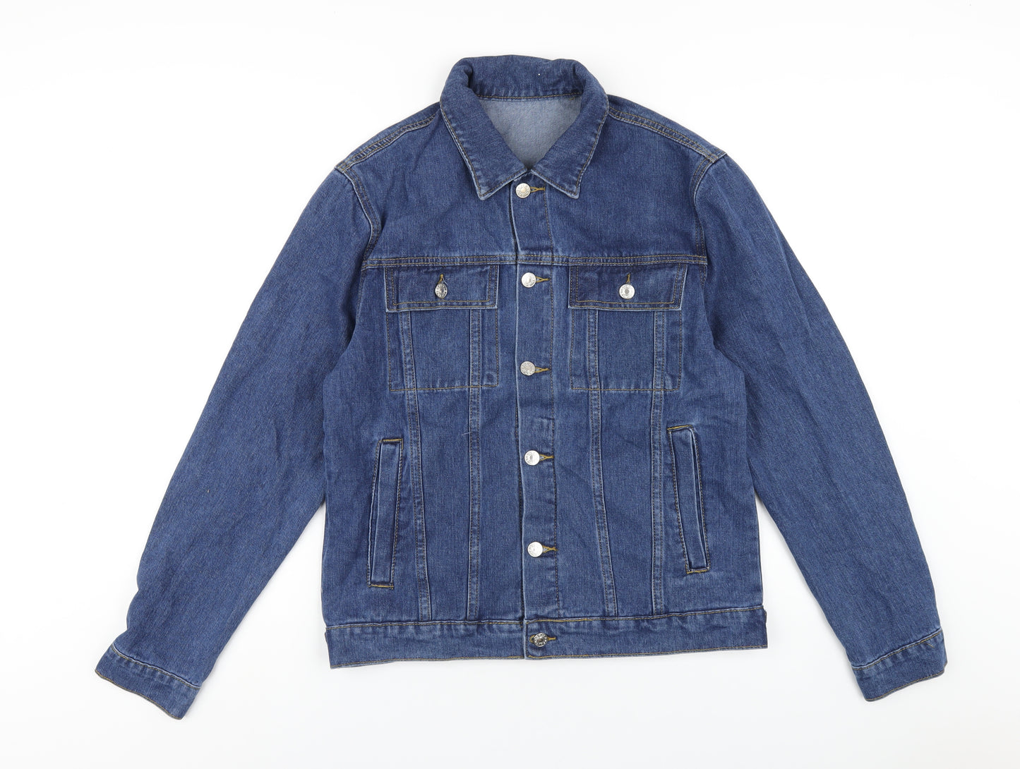 SheIn Womens Blue Jacket Size S Button