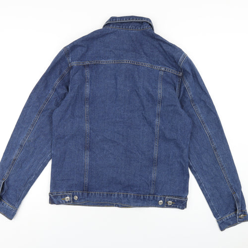 SheIn Womens Blue Jacket Size S Button