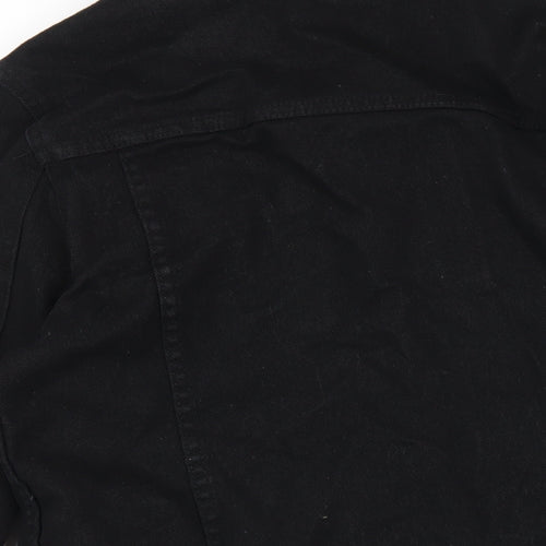 ASOS Mens Black Jacket Size M Button