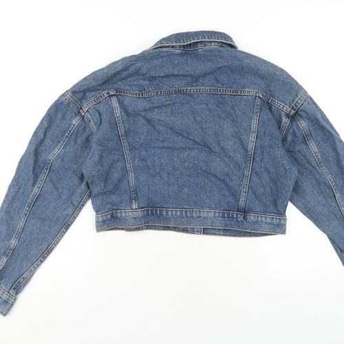 ASOS Womens Blue Jacket Size 8 Button