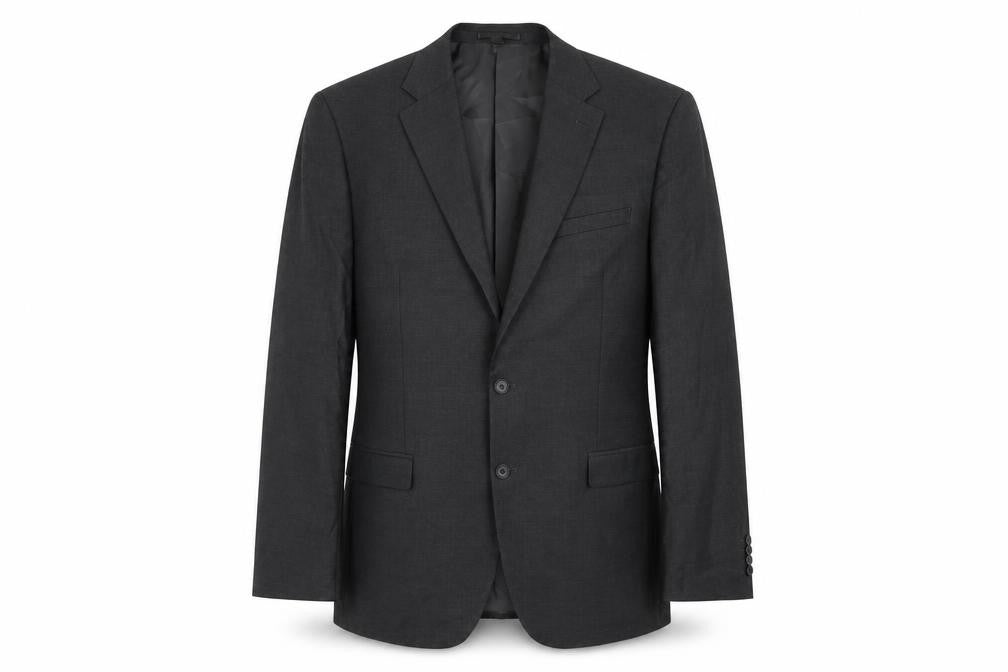 Marks & Spencer Mens Grey Polyester Jacket Blazer Size 46 Regular