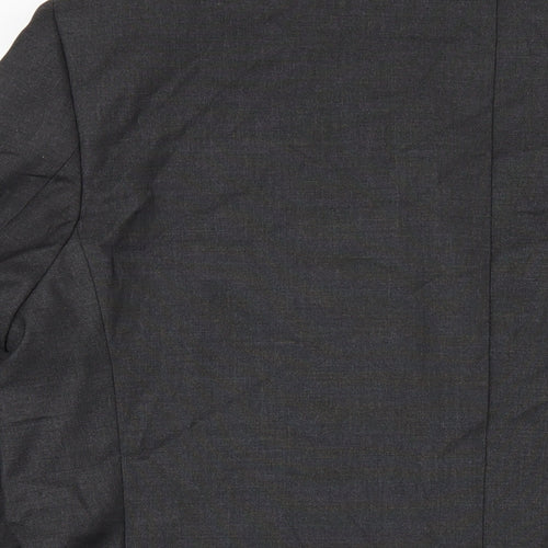 Marks and Spencer Mens Grey Polyester Jacket Blazer Size 46 Regular