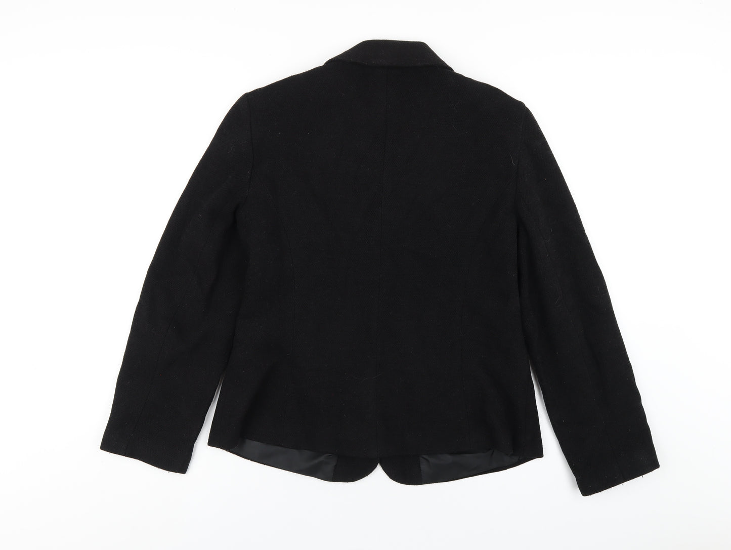 Dorothy Perkins Womens Black Pea Coat Coat Size 14 Button