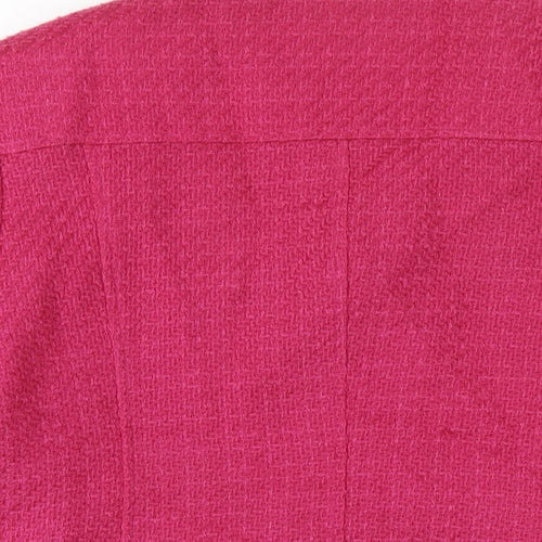 Gelco Womens Pink Jacket Size 14 Zip