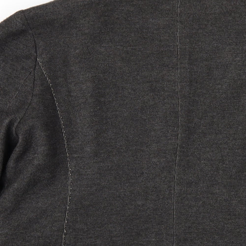 Coldwater Creek Womens Grey Jacket Size 10 Button