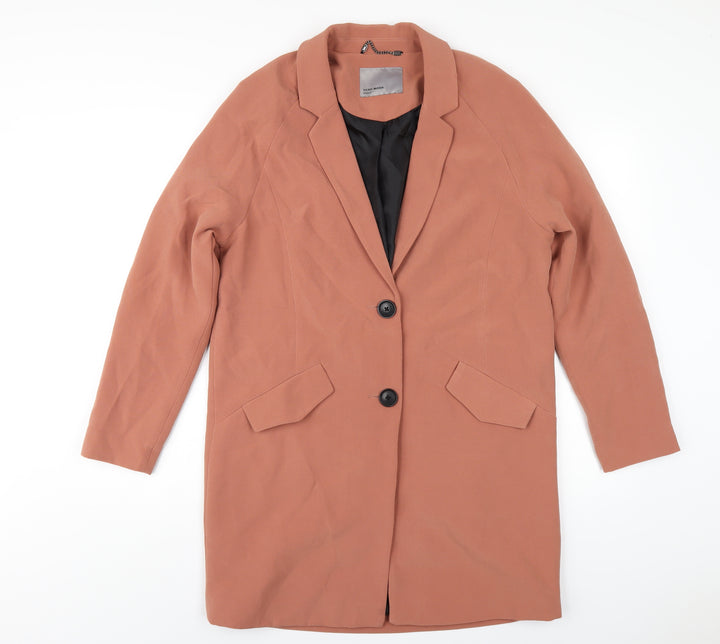Vera Moda Womens Orange Jacket Blazer Size XS Button