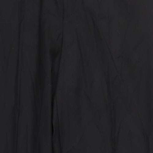 Marks and Spencer Mens Black Polyester Tuxedo Suit Trousers Size 38 Regular