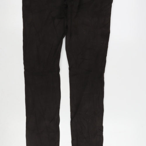 Leaves Plus Mens Brown Cotton Blend Straight Jeans Size 30 in L32 in Regular Zip