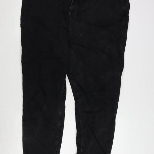 F&F Womens Grey Cotton Blend Straight Jeans Size 20 L27 in Regular Zip