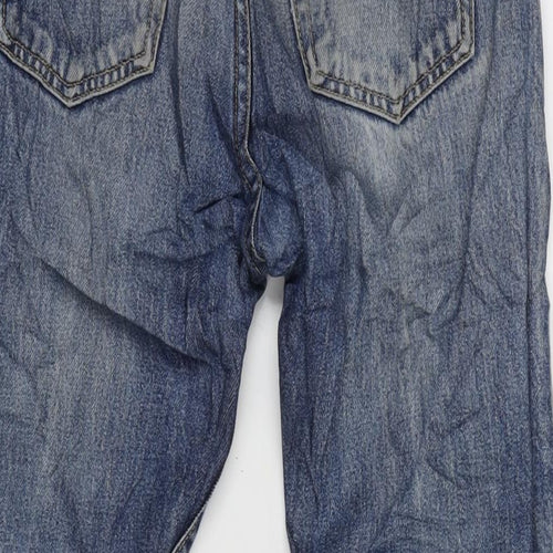 Gap Mens Blue Cotton Straight Jeans Size 38 in L26 in Regular Zip