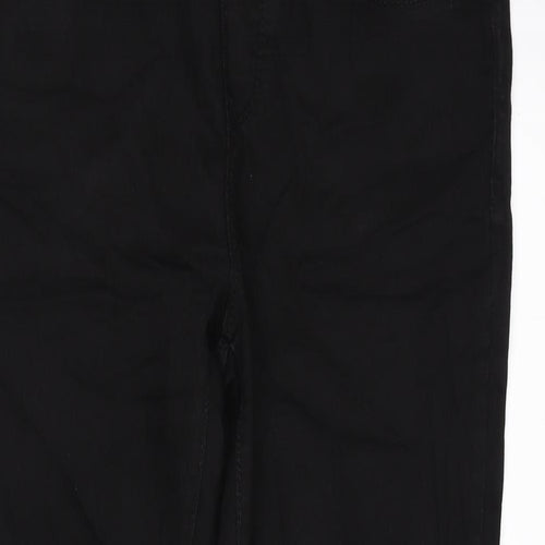 Dorothy Perkins Womens Black Cotton Blend Jegging Jeans Size 12 L28.5 in Regular