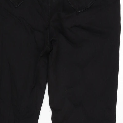 Dorothy Perkins Womens Black Cotton Blend Jegging Jeans Size 12 L28.5 in Regular
