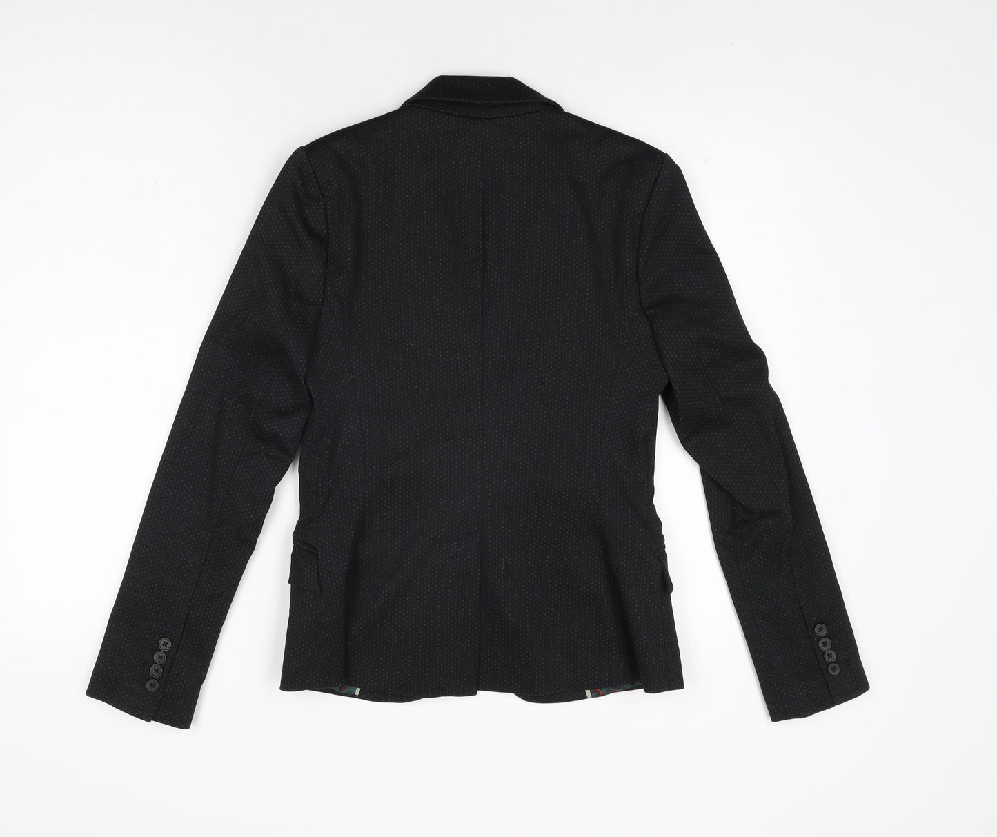 NEXT Womens Black Polyester Jacket Suit Jacket Size 8