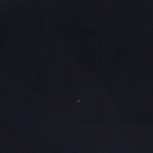 Henry Holland Womens Blue Overcoat Coat Size 12 Button