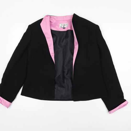 Helen Sykes Womens Black Jacket Size 10