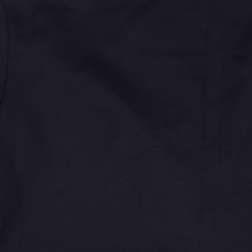 Classic Woman Womens Blue Wool Jacket Suit Jacket Size 22