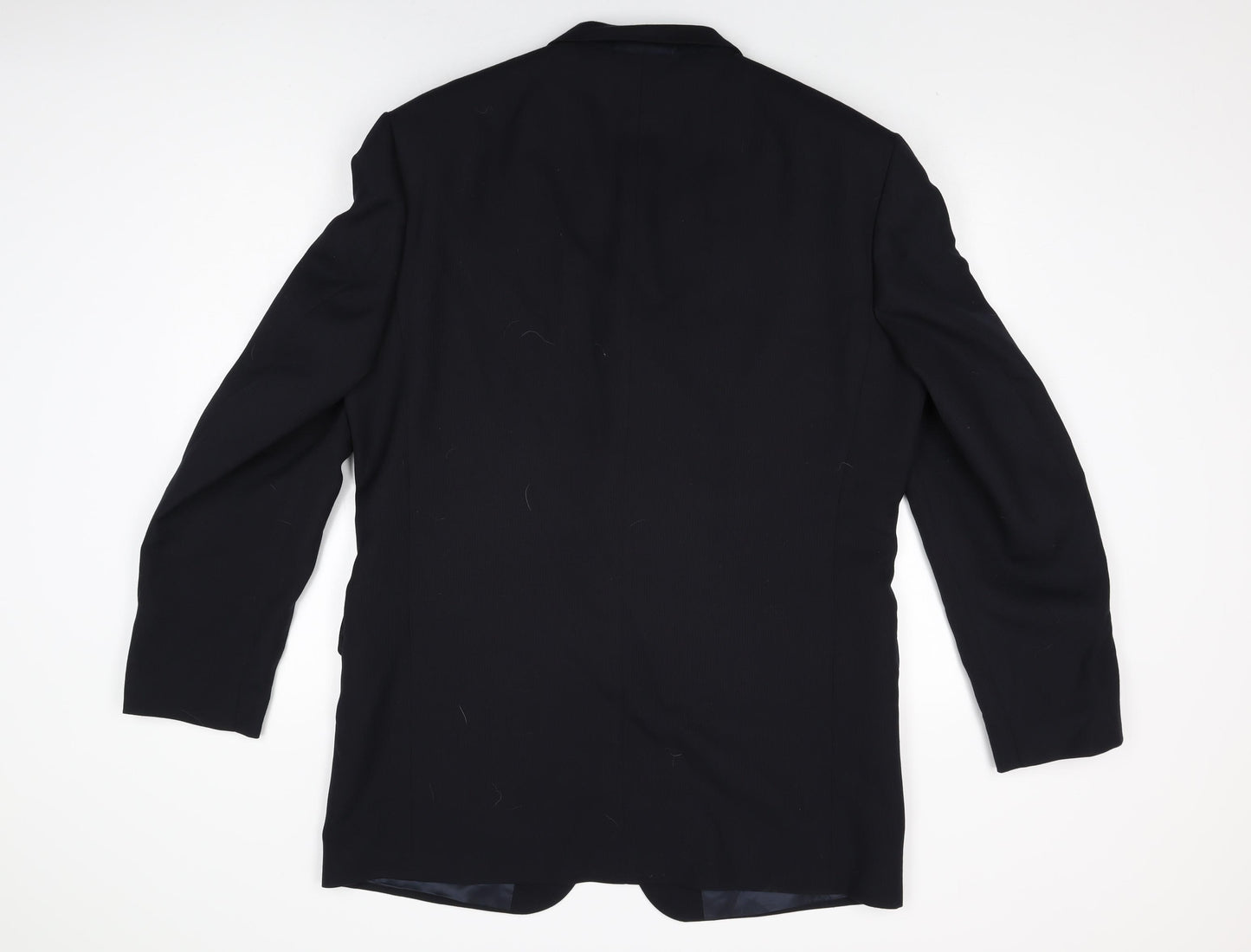Tom English Mens Black Wool Jacket Suit Jacket Size 42 Regular