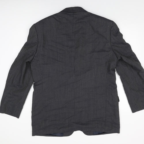 Marks and Spencer Mens Grey Wool Jacket Suit Jacket Size 42 Regular