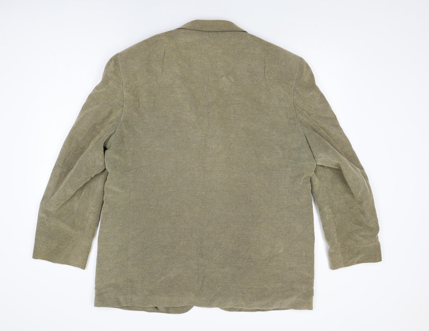 Marks and Spencer Mens Beige Cotton Jacket Suit Jacket Size 44 Regular