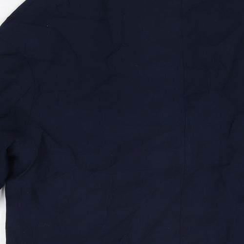 Mango Womens Blue Jacket Size S Button