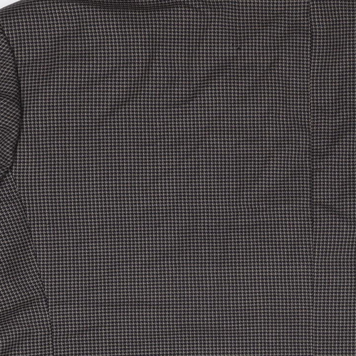 Principles Mens Brown Geometric Wool Jacket Suit Jacket Size 44 Regular