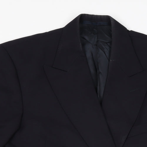 Austin Reed Mens Blue Wool Jacket Suit Jacket Size 38 Regular