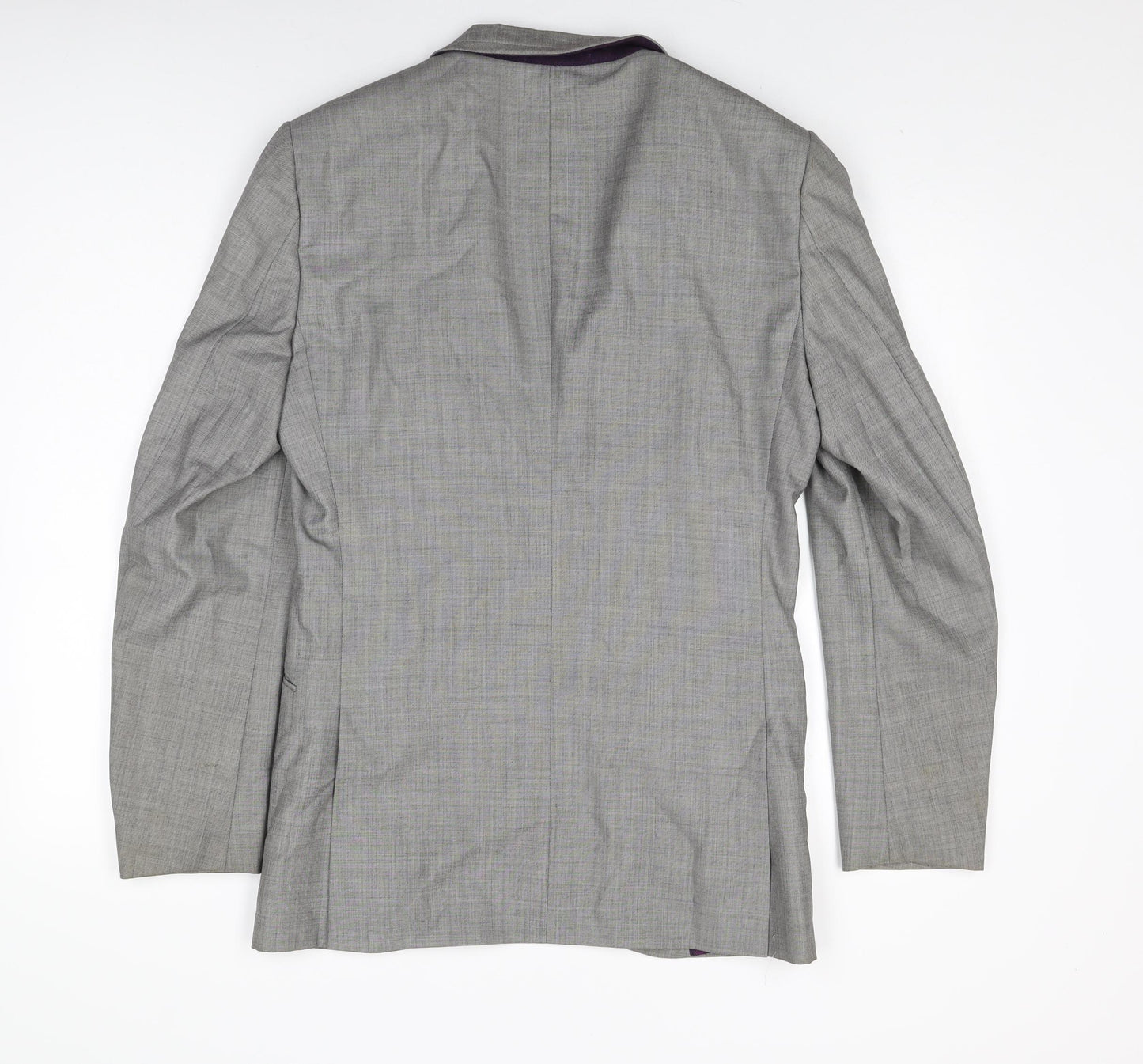 Taylor & Wright Mens Grey Polyester Jacket Suit Jacket Size 38 Regular