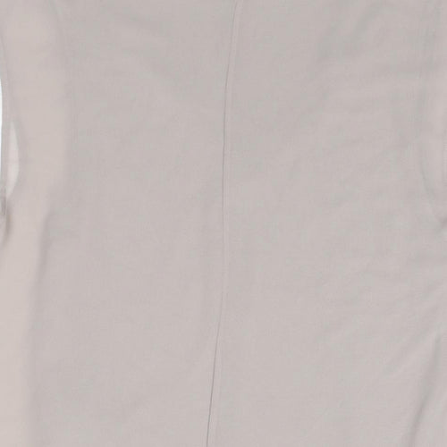 Zara Womens Beige Polyester Basic Blouse Size XS V-Neck