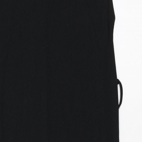 Missguided Womens Black Polyester Shift Size 10 Round Neck Pullover
