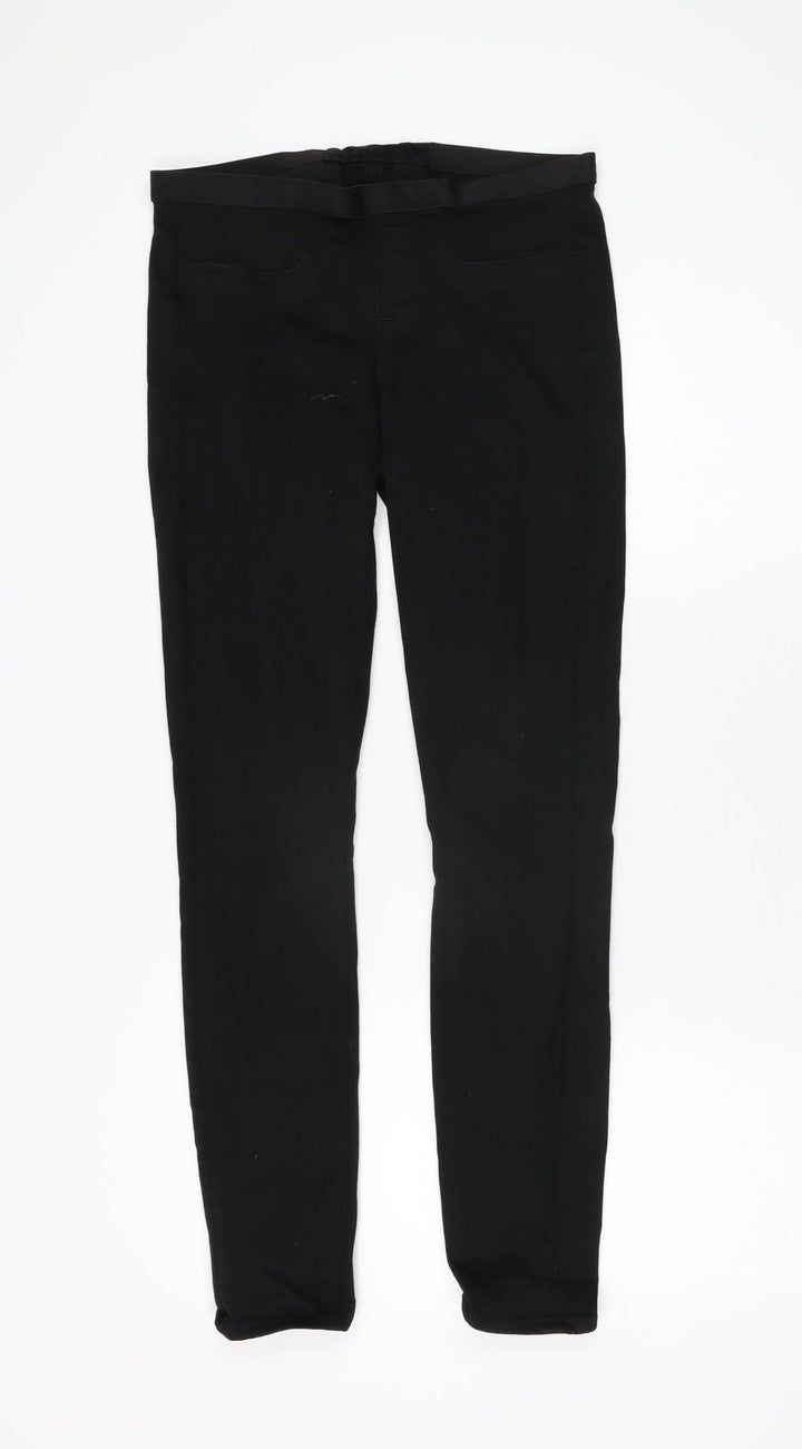 HELMUT LANG Womens Black Cotton Skinny Jeans Size 28 in L29 in Regular