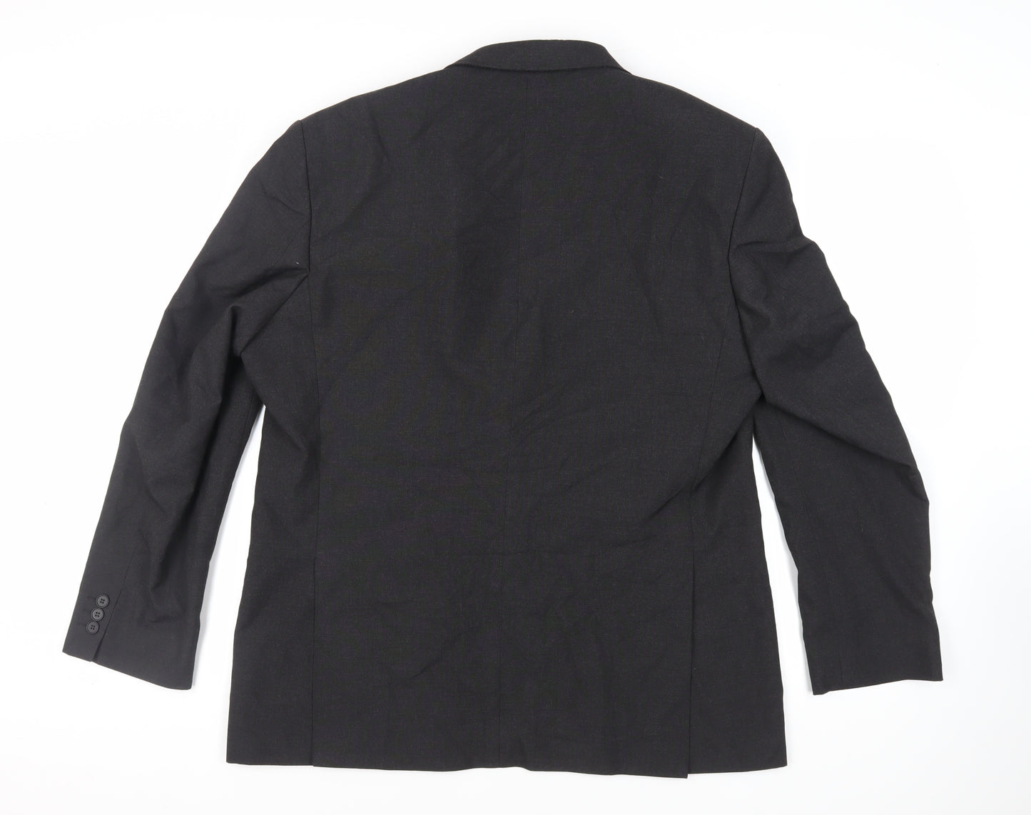 Scott & Taylor Mens Grey Polyester Jacket Suit Jacket Size 46 Regular