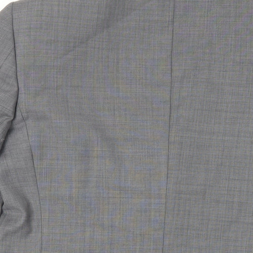 Autograph Mens Grey Polyester Jacket Suit Jacket Size 38 Regular